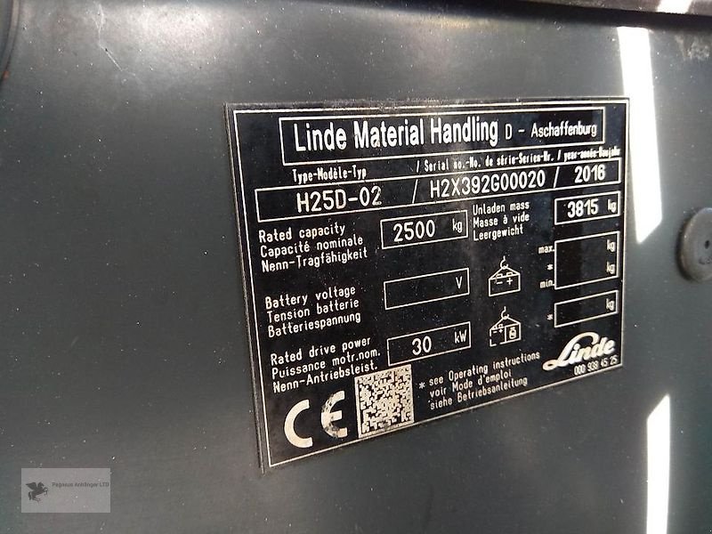 Frontstapler des Typs Linde H25D Triplex-Mast Freihub Gabelstapler, Gebrauchtmaschine in Gevelsberg (Bild 11)