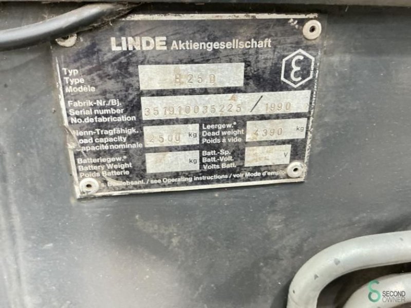 Frontstapler типа Linde H25D, Gebrauchtmaschine в Wijchen (Фотография 10)