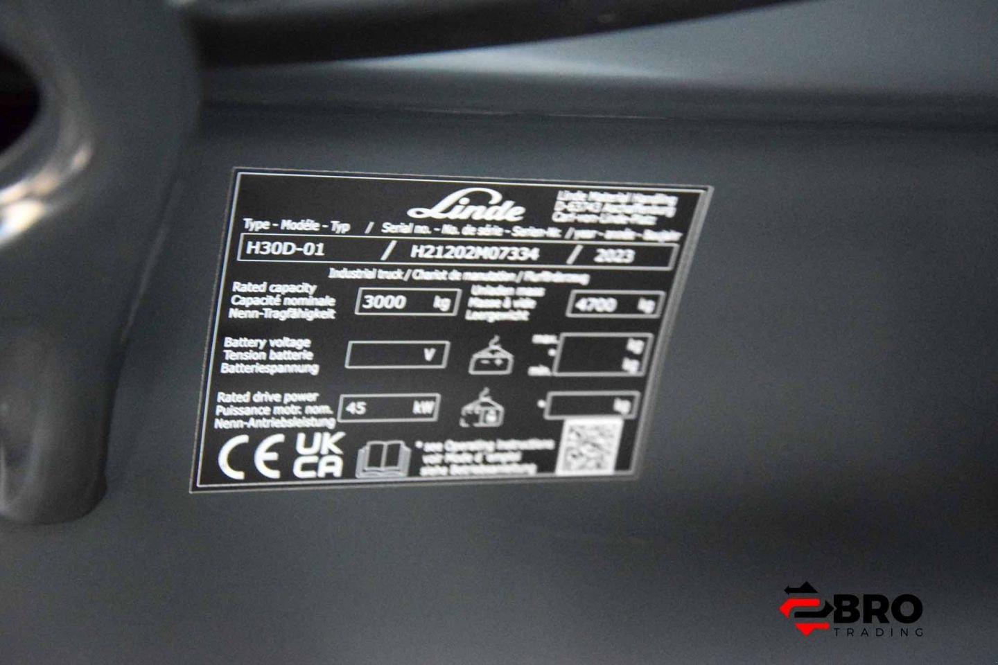 Frontstapler του τύπου Linde H30D-01 (1202), Neumaschine σε mol (Φωτογραφία 11)