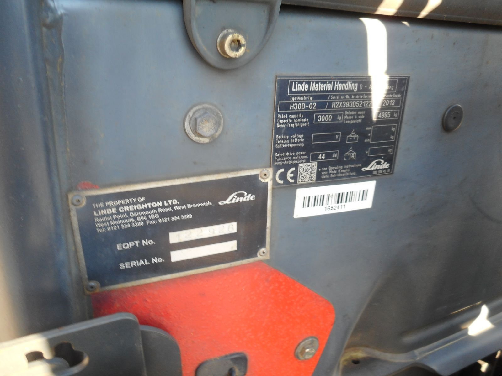 Frontstapler от тип Linde H30D-02 EVO Triplex 4,65m + SS + Kabine, Gebrauchtmaschine в St. Nikolai ob Draßling (Снимка 8)