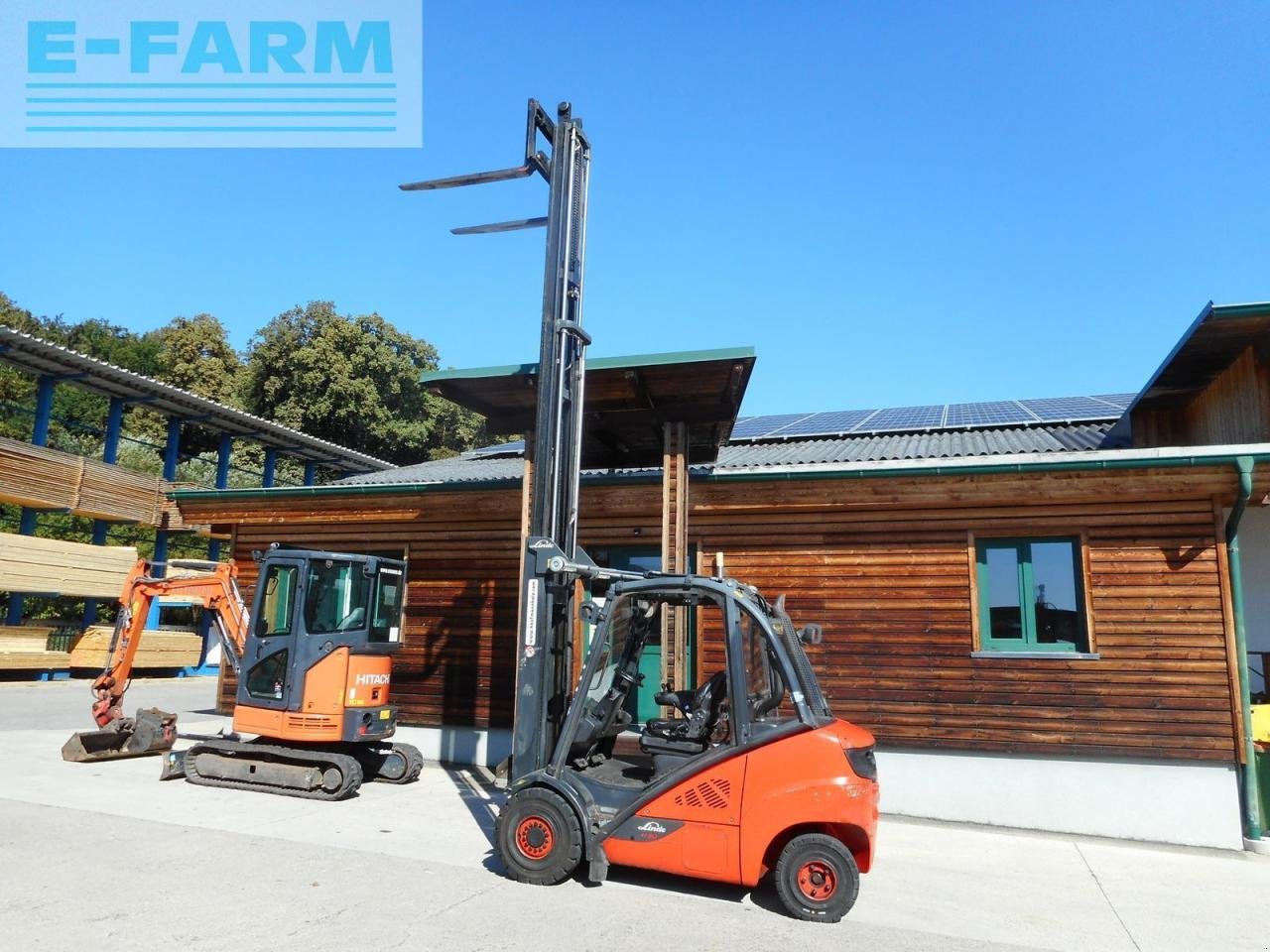 Frontstapler of the type Linde h30d-02 triplex 5,5m + ss + halbkabine, Gebrauchtmaschine in ST. NIKOLAI/DR. (Picture 19)