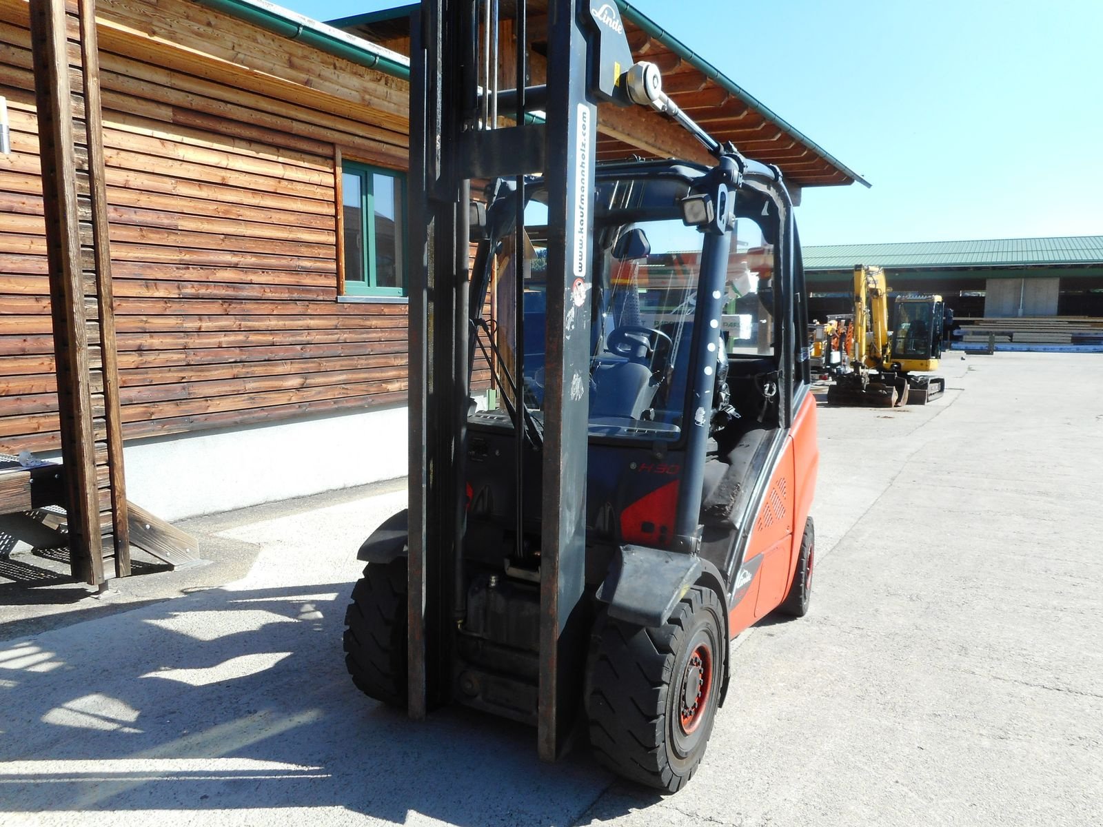 Frontstapler del tipo Linde H30D-02 Triplex 5,5m + SS + Halbkabine, Gebrauchtmaschine In St. Nikolai ob Draßling (Immagine 20)