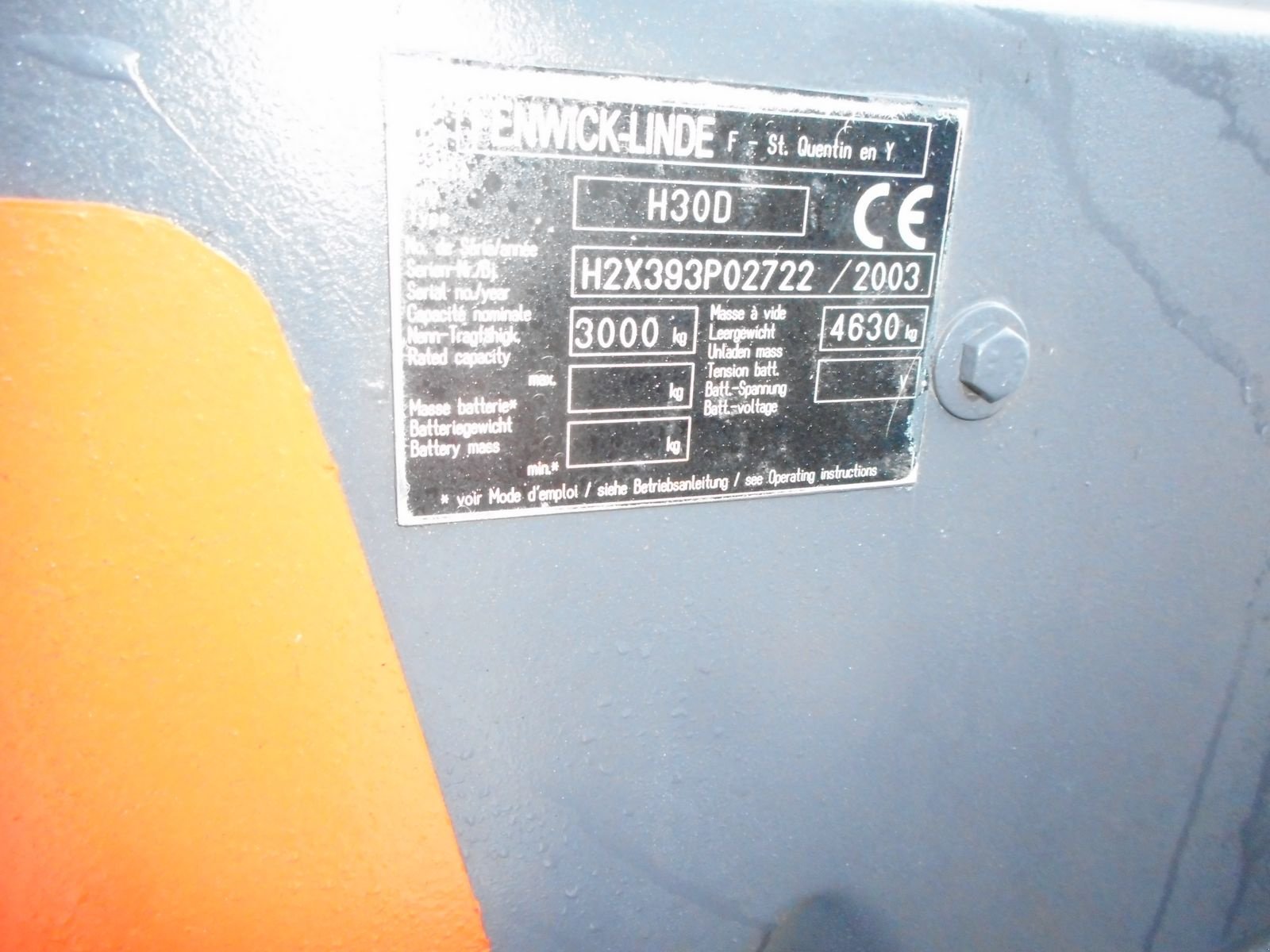 Frontstapler типа Linde H30D Triplex 5,3m + SS, Gebrauchtmaschine в St. Nikolai ob Draßling (Фотография 5)