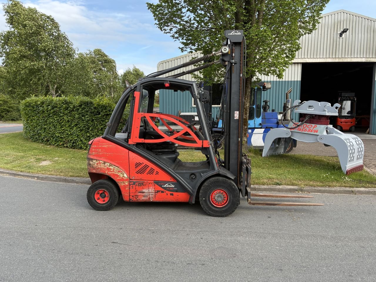 Frontstapler of the type Linde H30D, Gebrauchtmaschine in Winkel (Picture 1)