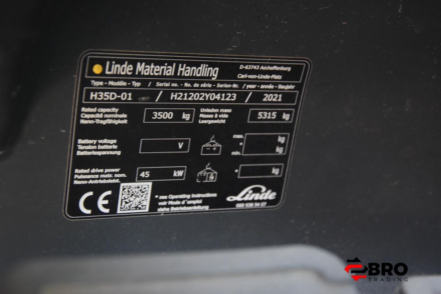 Frontstapler of the type Linde H35D-01 1202, Gebrauchtmaschine in mol (Picture 11)