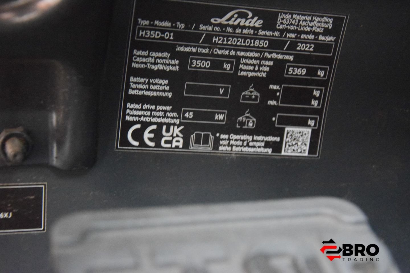 Frontstapler του τύπου Linde H35D-01 1202, Gebrauchtmaschine σε mol (Φωτογραφία 9)