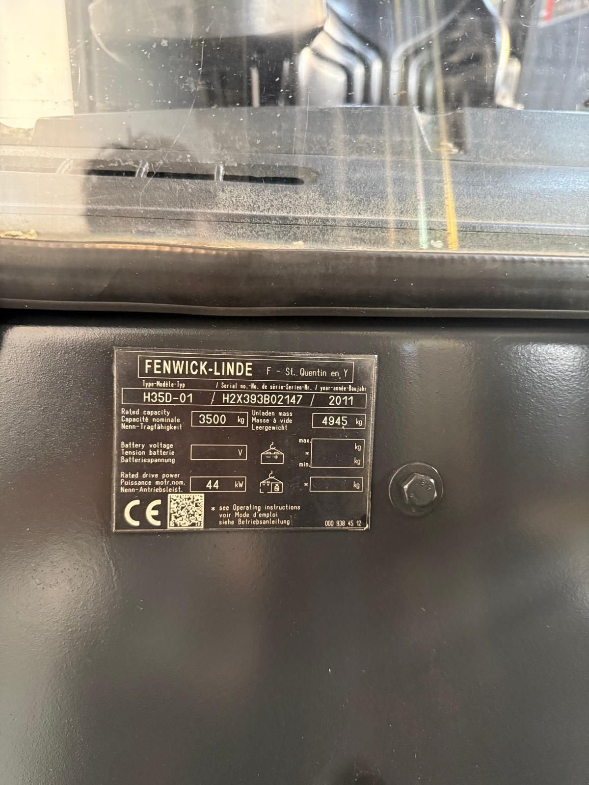 Frontstapler от тип Linde H35D-01, Gebrauchtmaschine в Vianen (Снимка 6)