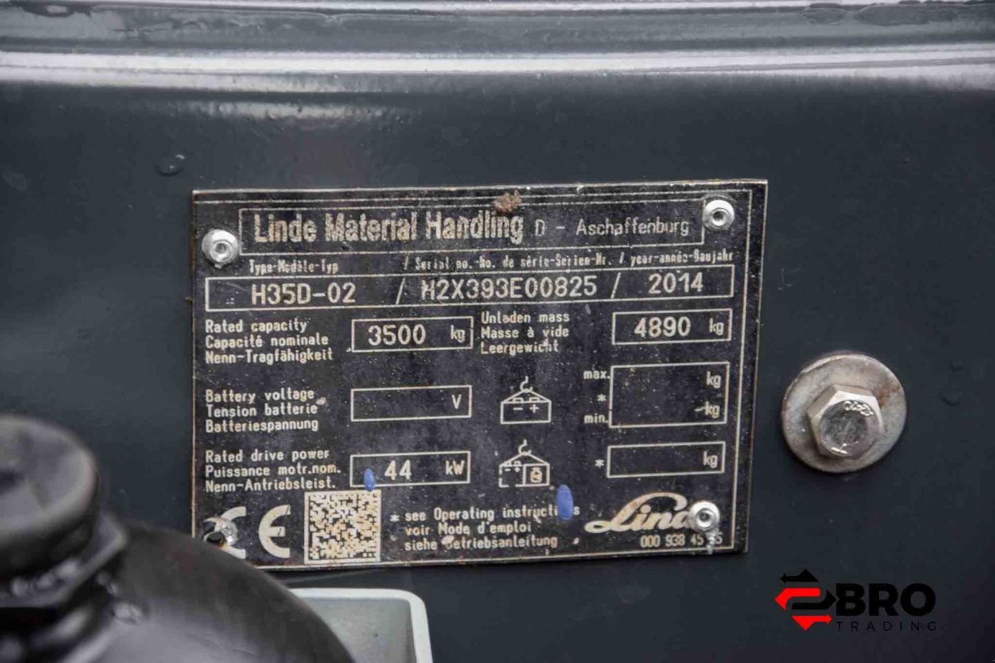 Frontstapler tip Linde H35D-02 EVO 44kW, Gebrauchtmaschine in mol (Poză 8)