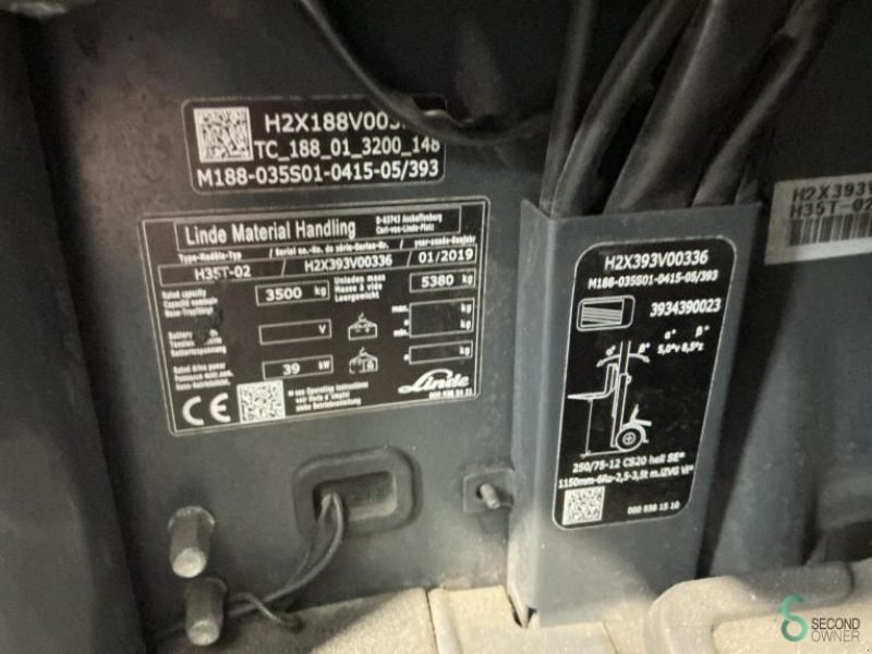 Frontstapler от тип Linde H35T, Gebrauchtmaschine в Wijchen (Снимка 11)