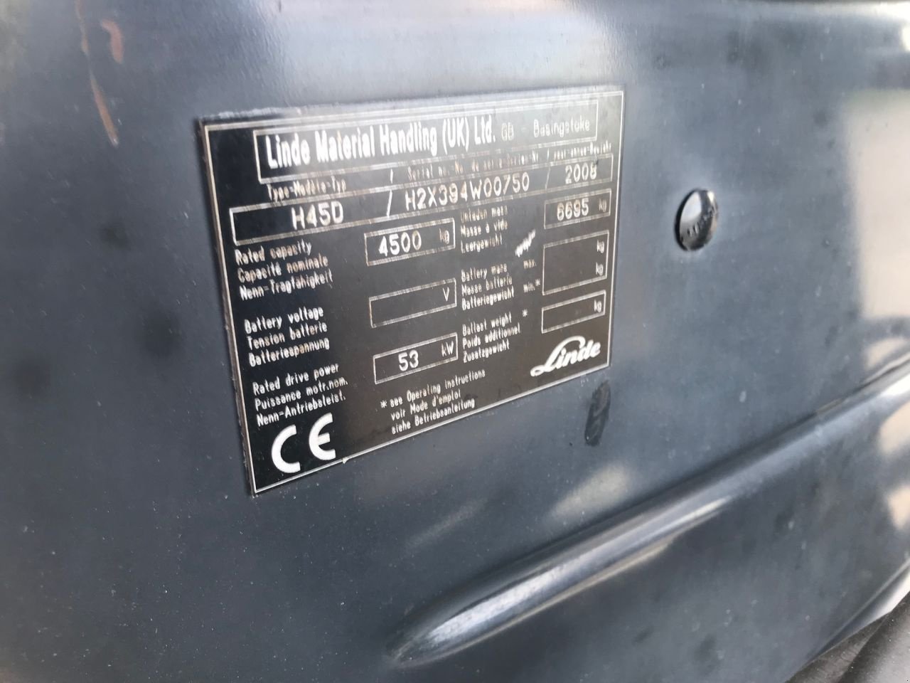 Frontstapler of the type Linde H45D-01-394, Gebrauchtmaschine in Leeuwarden (Picture 2)