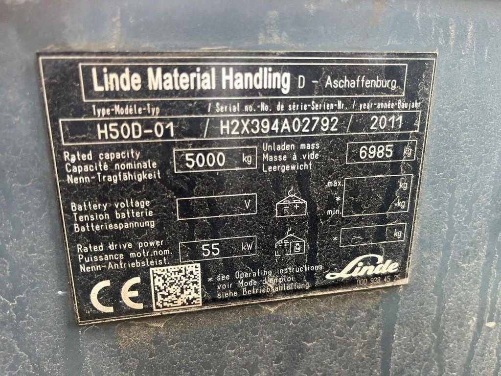 Frontstapler a típus Linde H50D, Gebrauchtmaschine ekkor: Hapert (Kép 11)
