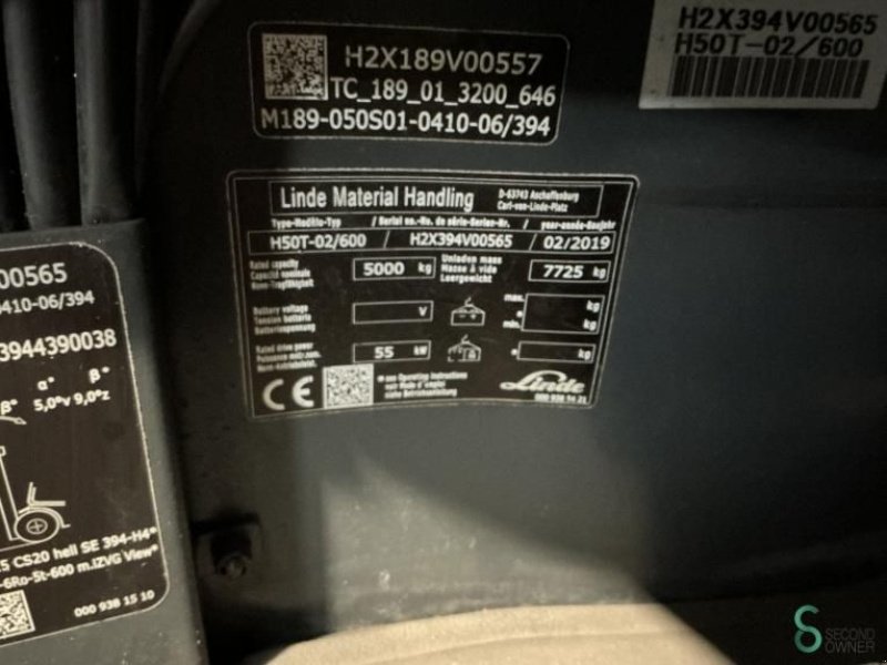 Frontstapler typu Linde H50T, Gebrauchtmaschine v Wijchen (Obrázek 11)