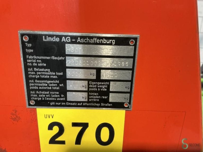 Frontstapler za tip Linde H60D (396_2), Gebrauchtmaschine u Wijchen (Slika 9)