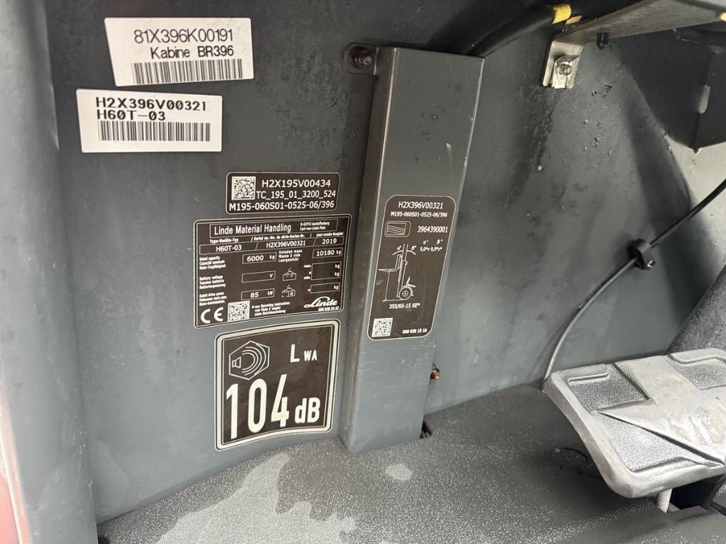 Frontstapler типа Linde H60T - 03, Gebrauchtmaschine в Luttenberg (Фотография 9)