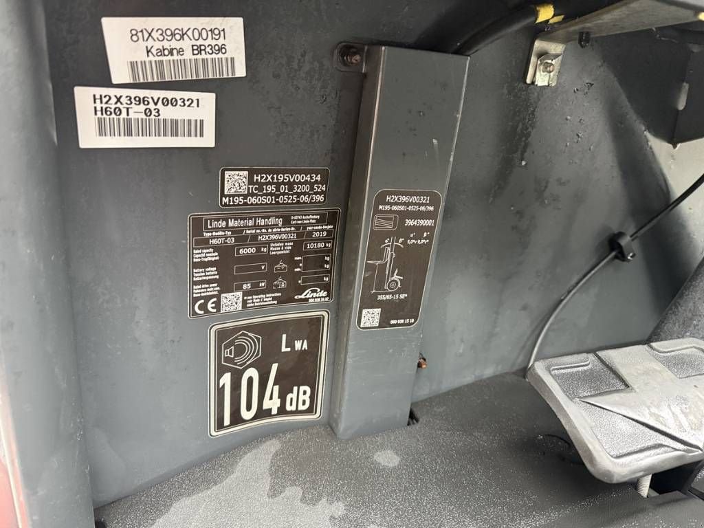 Frontstapler типа Linde H60T 03, Gebrauchtmaschine в Luttenberg (Фотография 9)