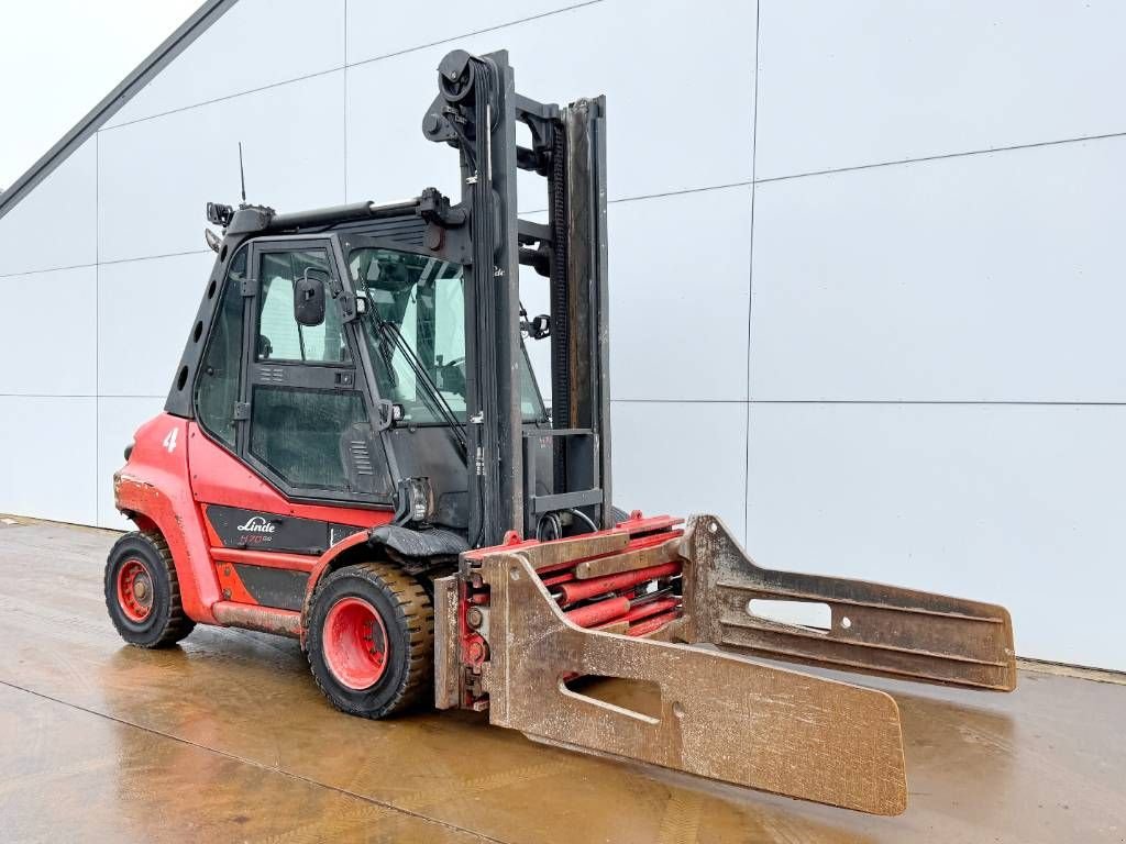 Frontstapler van het type Linde H70D - Duplex / Side Shift / Fork Positioners, Gebrauchtmaschine in Veldhoven (Foto 5)