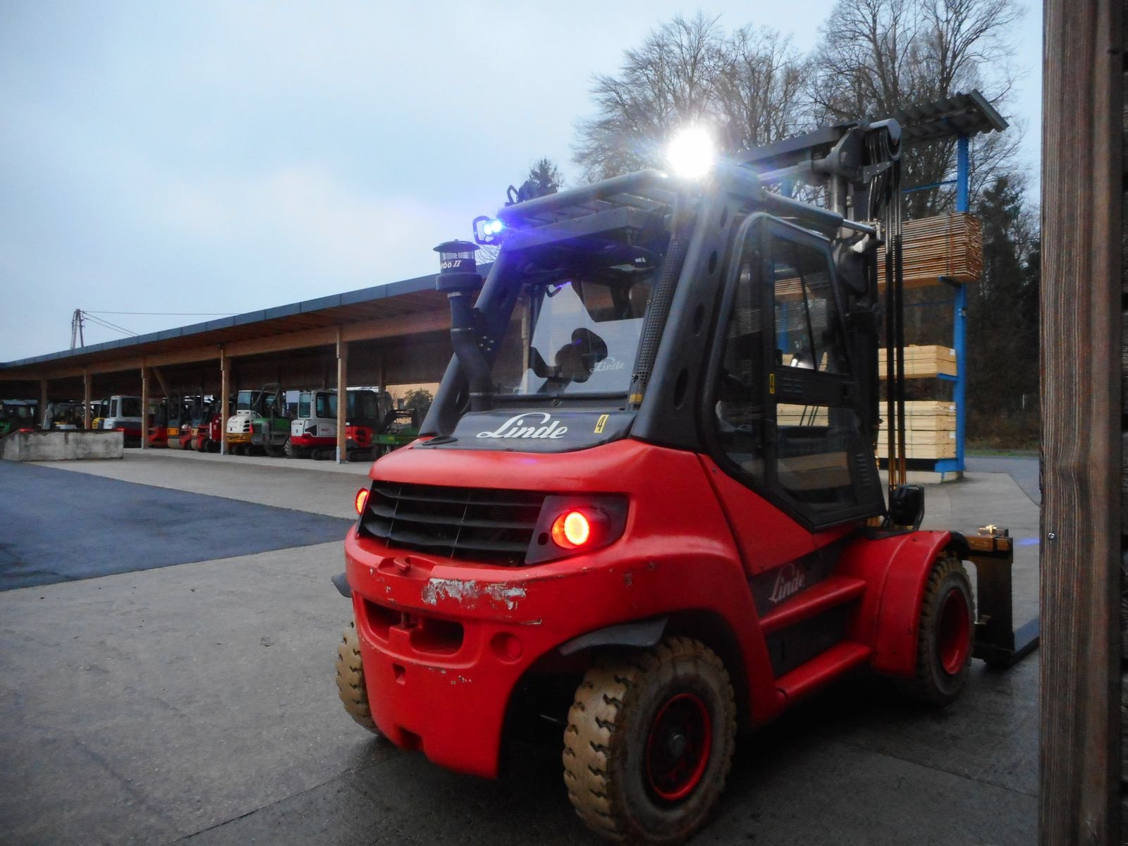 Frontstapler Türe ait Linde H80D-02 mit Vollausstattung!, Gebrauchtmaschine içinde St. Nikolai ob Draßling (resim 4)