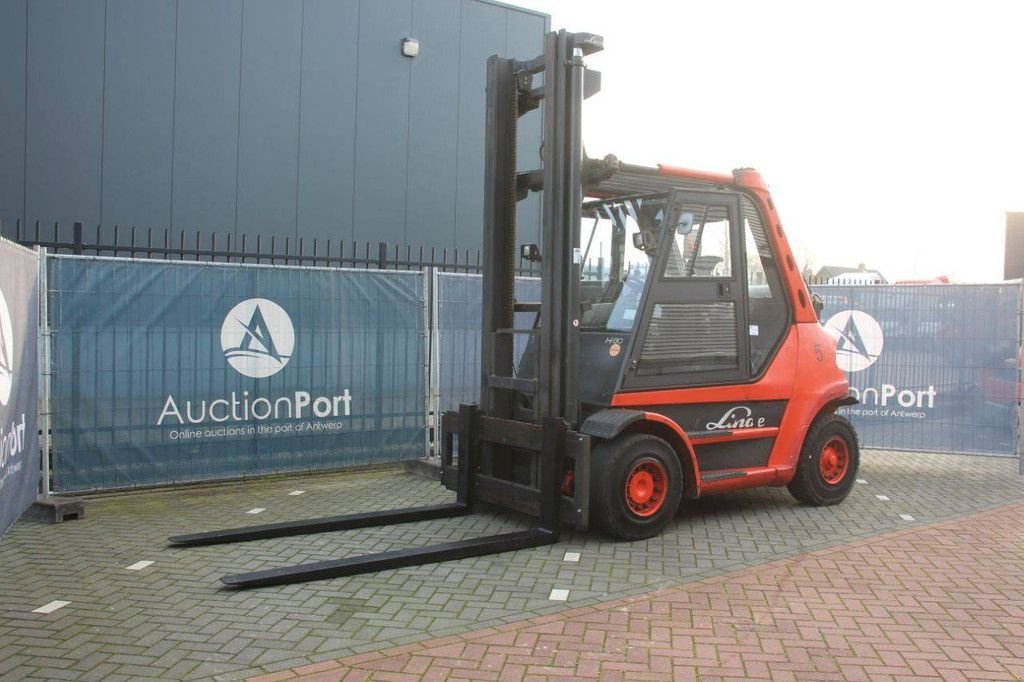Frontstapler del tipo Linde H80T-03, Gebrauchtmaschine In Antwerpen (Immagine 9)