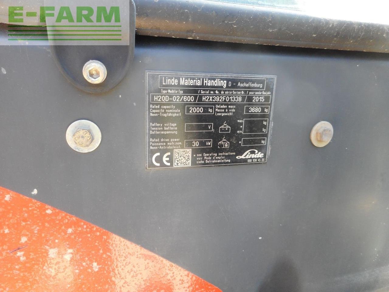 Frontstapler Türe ait Linde linde h20d-02/600 triplex 4,71m + ss, Gebrauchtmaschine içinde ST. NIKOLAI/DR. (resim 8)