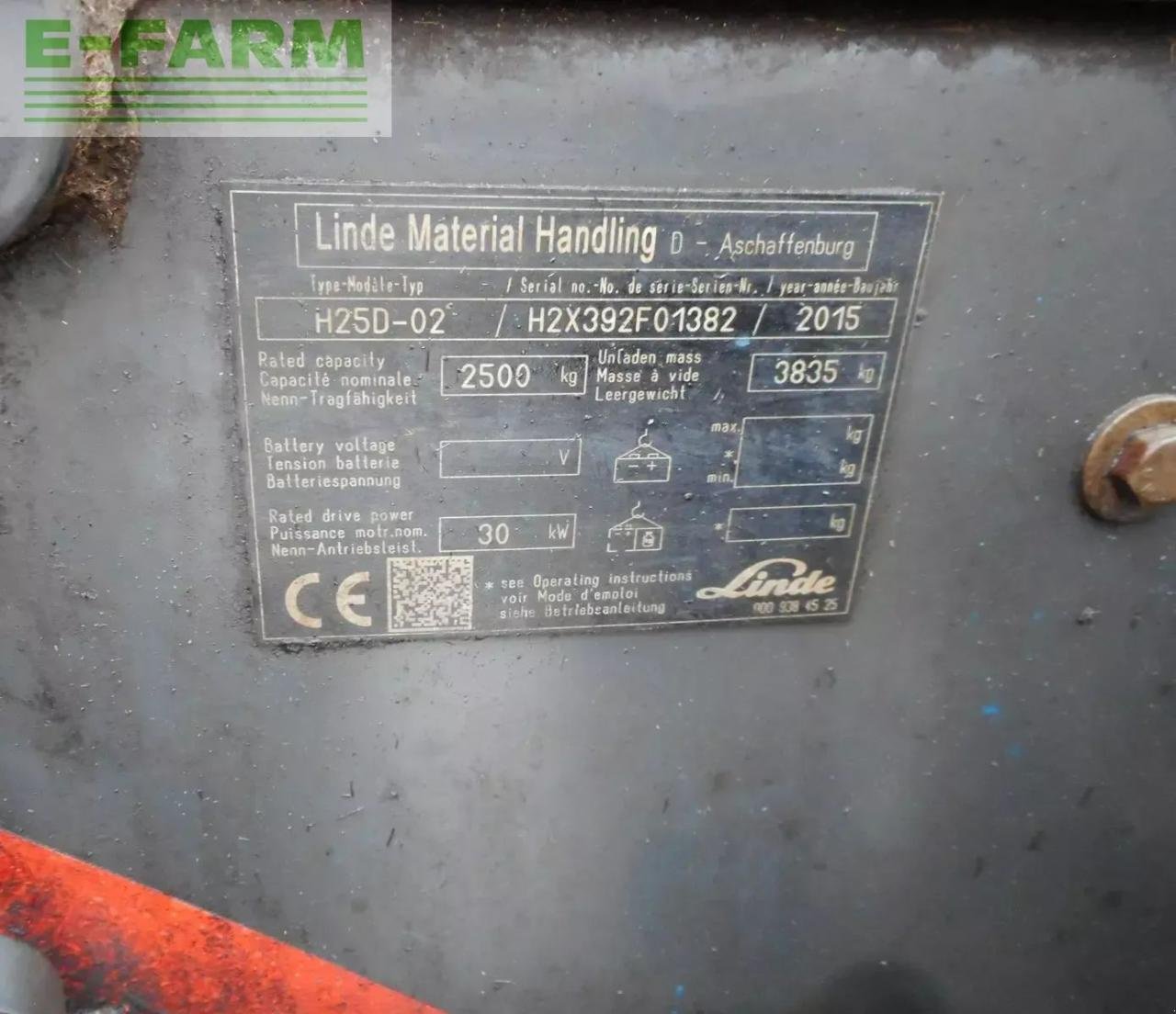 Frontstapler от тип Linde linde h25d-02 evo triplex 4,71m + ss + kabine, Gebrauchtmaschine в ST. NIKOLAI/DR. (Снимка 7)