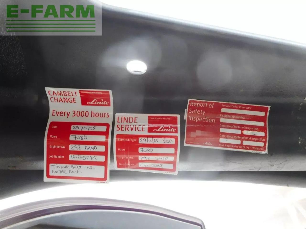 Frontstapler от тип Linde linde h25d-02 evo triplex 4,71m + ss + kabine, Gebrauchtmaschine в ST. NIKOLAI/DR. (Снимка 11)