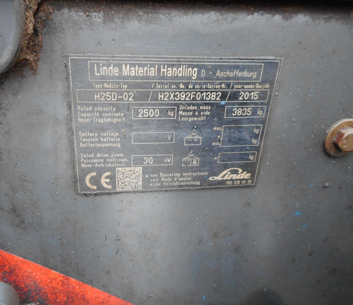 Frontstapler типа Linde Linde H25D-02 EVO Triplex 4,71m + SS + Kabine, Gebrauchtmaschine в St. Nikolai ob Draßling (Фотография 7)