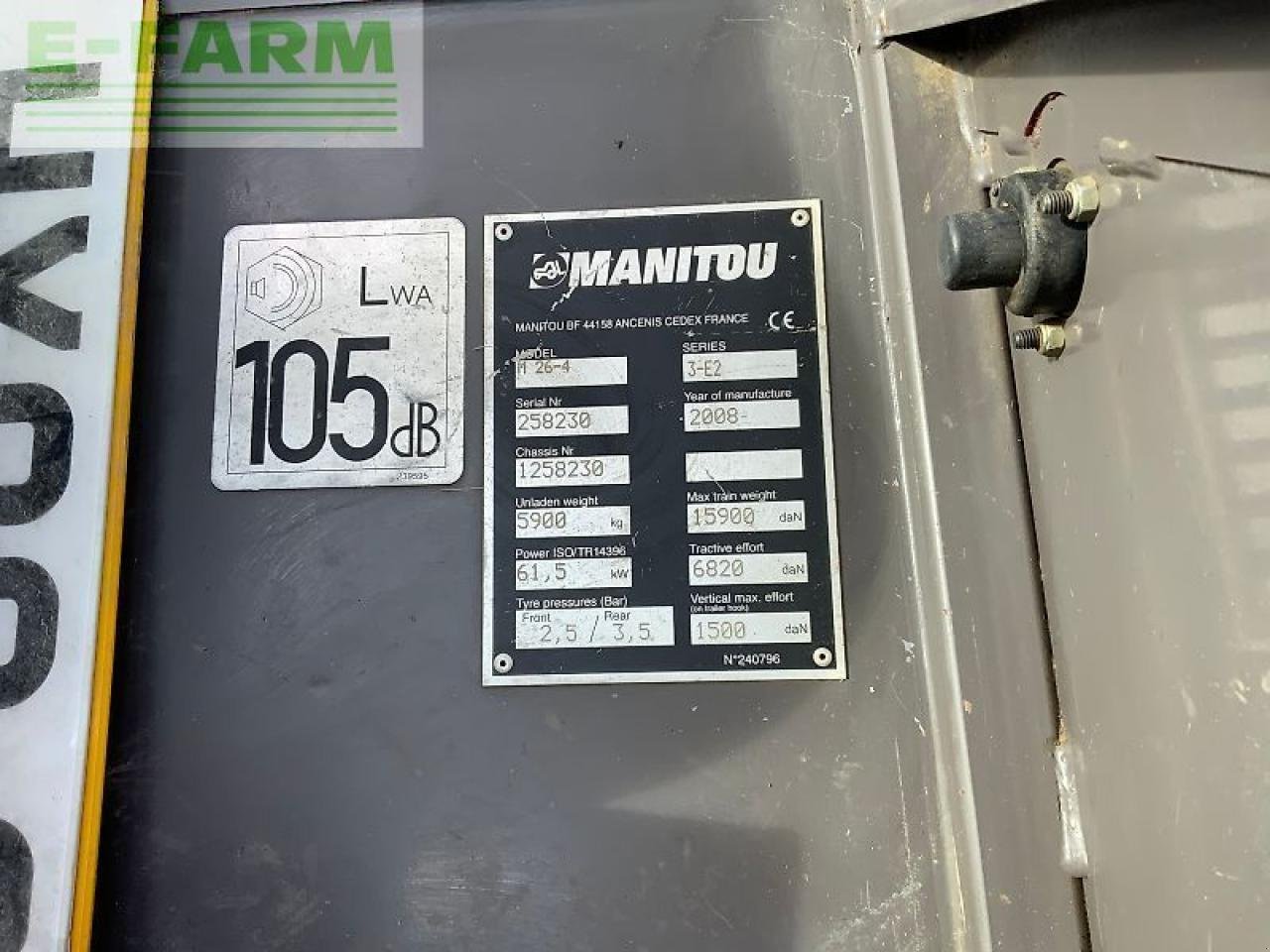 Frontstapler of the type Manitou m26-4 forklift (st24900), Gebrauchtmaschine in SHAFTESBURY (Picture 11)