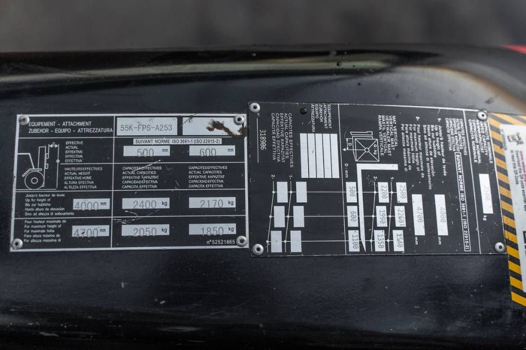 Frontstapler Türe ait Manitou MI 25 D, Gebrauchtmaschine içinde Moerbeke (resim 11)