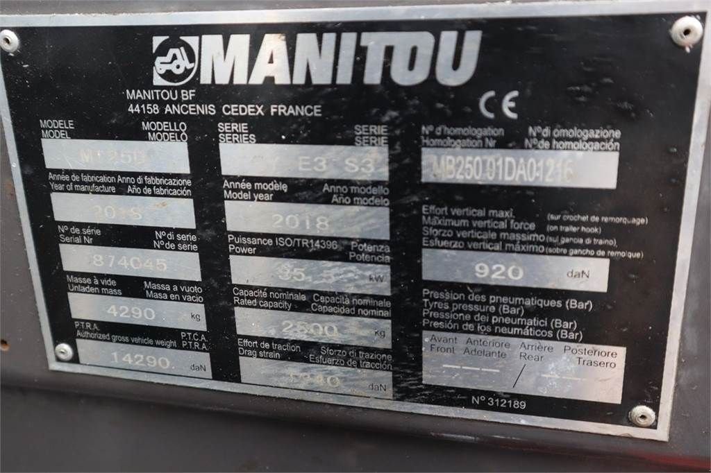 Frontstapler типа Manitou MI25D Valid inspection, *Guarantee! Diesel, 4x2 Dr, Gebrauchtmaschine в Groenlo (Фотография 7)