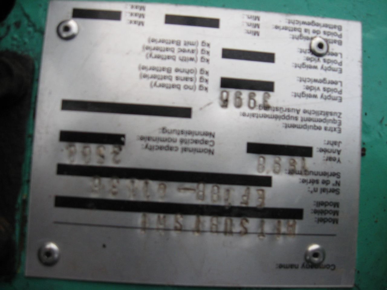 Frontstapler typu Mitsubishi -, Gebrauchtmaschine w Oldenzaal (Zdjęcie 5)