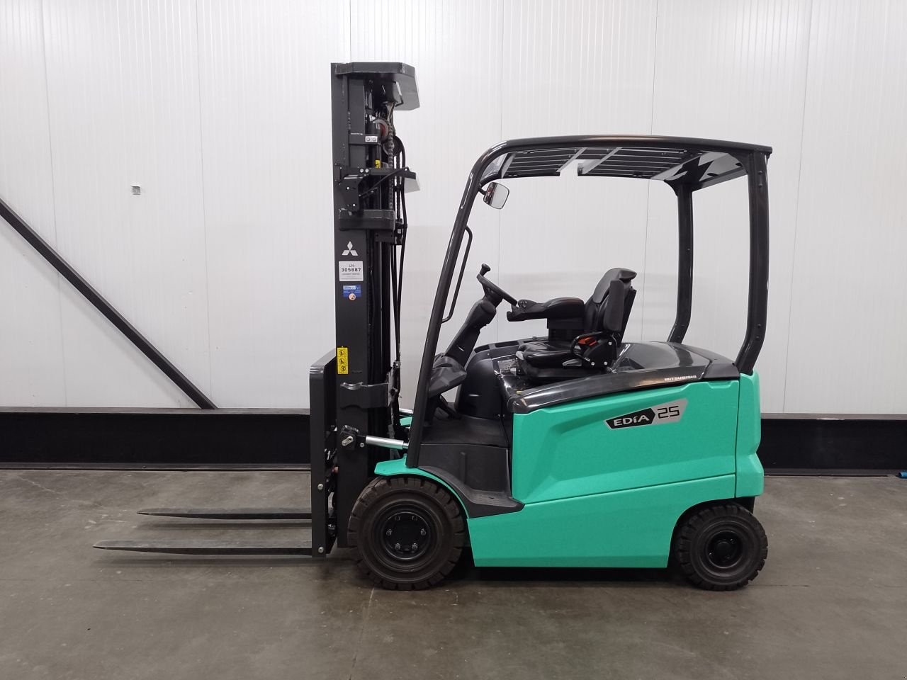 Frontstapler typu Mitsubishi FB25CN, Gebrauchtmaschine w Middelbeers (Zdjęcie 4)