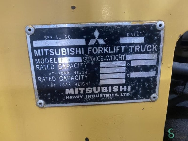 Frontstapler van het type Mitsubishi FD 15 K, Gebrauchtmaschine in Wijchen (Foto 9)