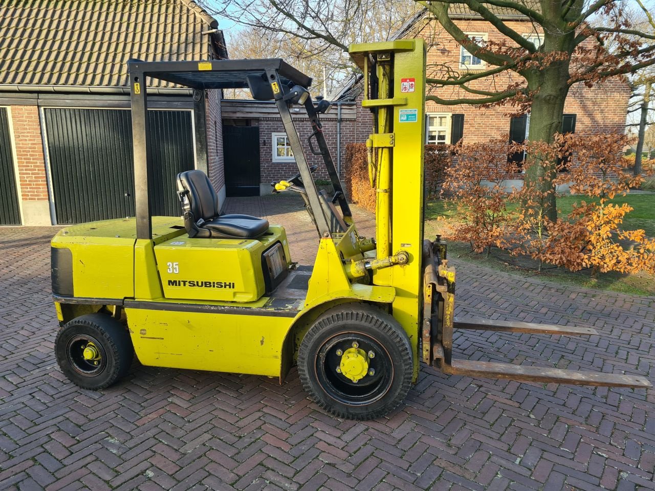 Frontstapler типа Mitsubishi FD 35 A, Gebrauchtmaschine в Lierop (Фотография 3)