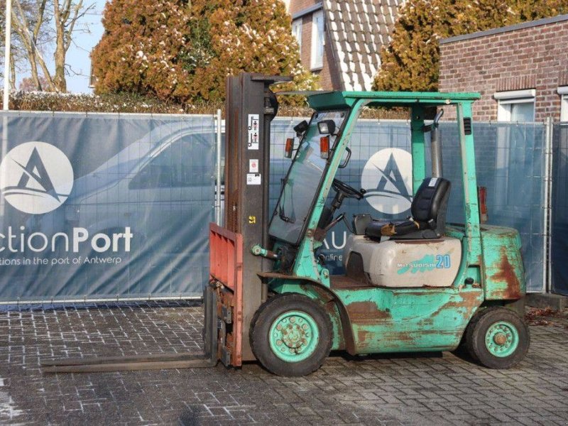 Frontstapler of the type Mitsubishi FD20, Gebrauchtmaschine in Antwerpen (Picture 1)