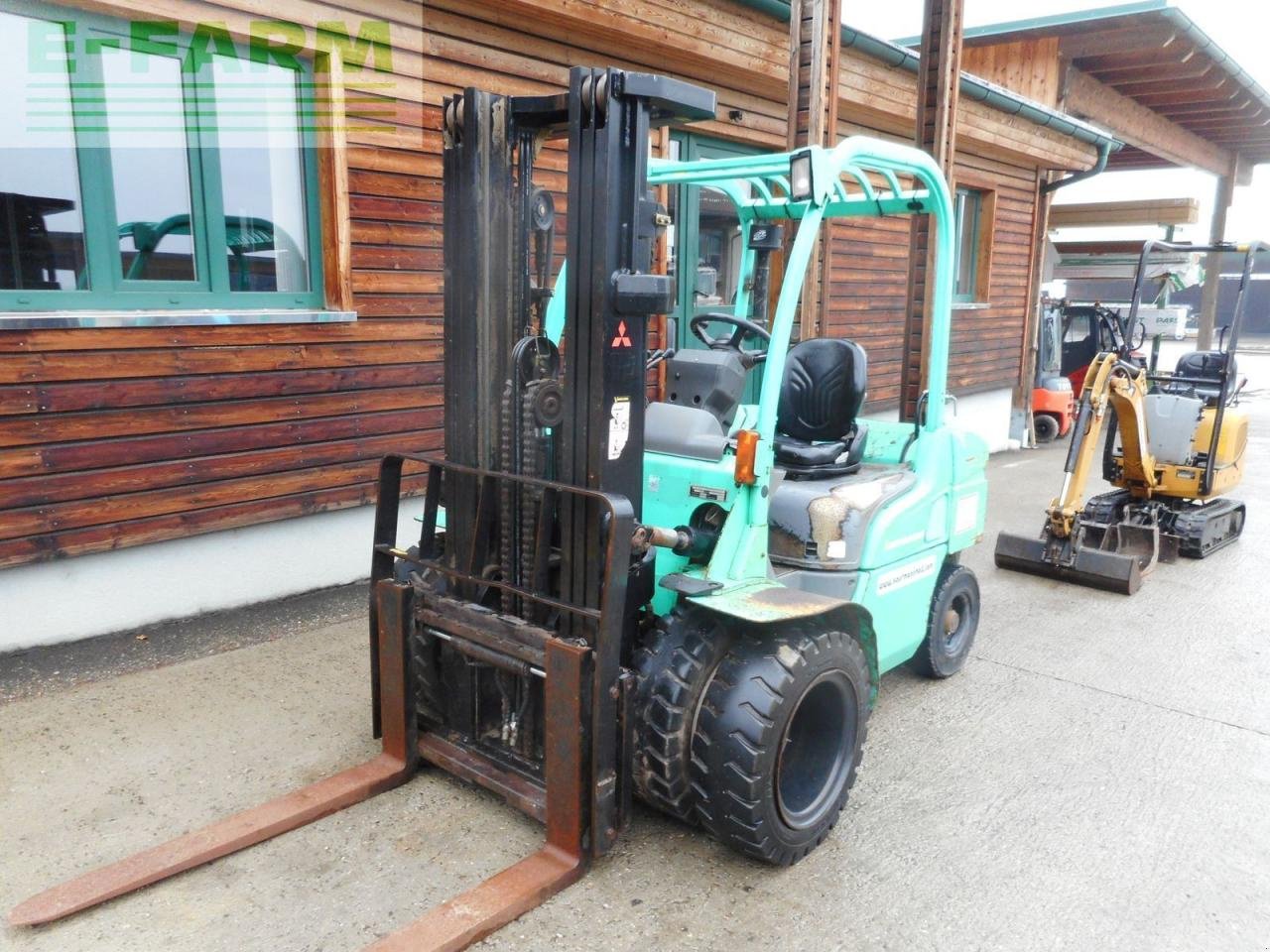 Frontstapler typu Mitsubishi fd30 triplex 4,7m + ss + zwillingsreifen, Gebrauchtmaschine v ST. NIKOLAI/DR. (Obrázek 2)