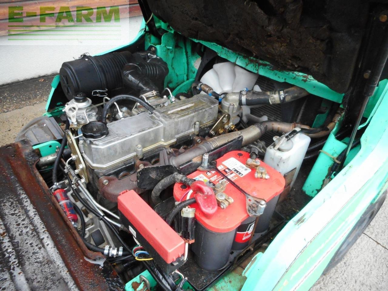 Frontstapler typu Mitsubishi fd30 triplex 4,7m + ss + zwillingsreifen, Gebrauchtmaschine v ST. NIKOLAI/DR. (Obrázek 10)