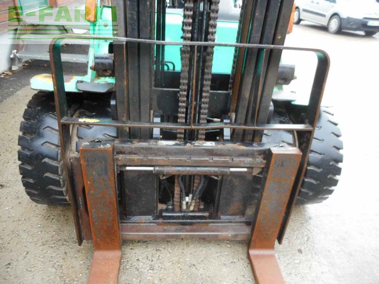 Frontstapler typu Mitsubishi fd30 triplex 4,7m + ss + zwillingsreifen, Gebrauchtmaschine v ST. NIKOLAI/DR. (Obrázek 12)