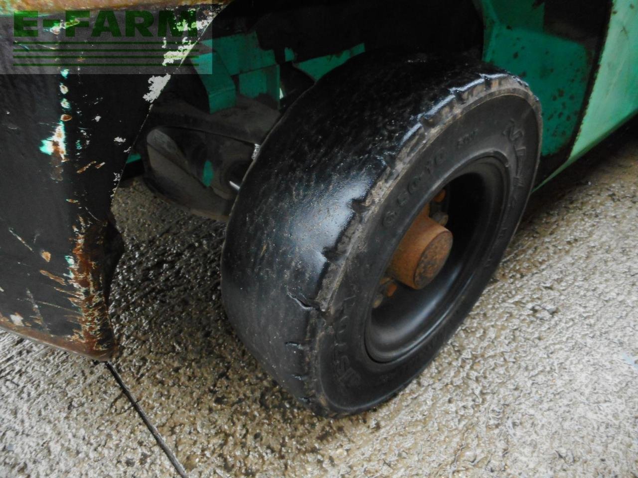 Frontstapler typu Mitsubishi fd30 triplex 4,7m + ss + zwillingsreifen, Gebrauchtmaschine v ST. NIKOLAI/DR. (Obrázek 14)