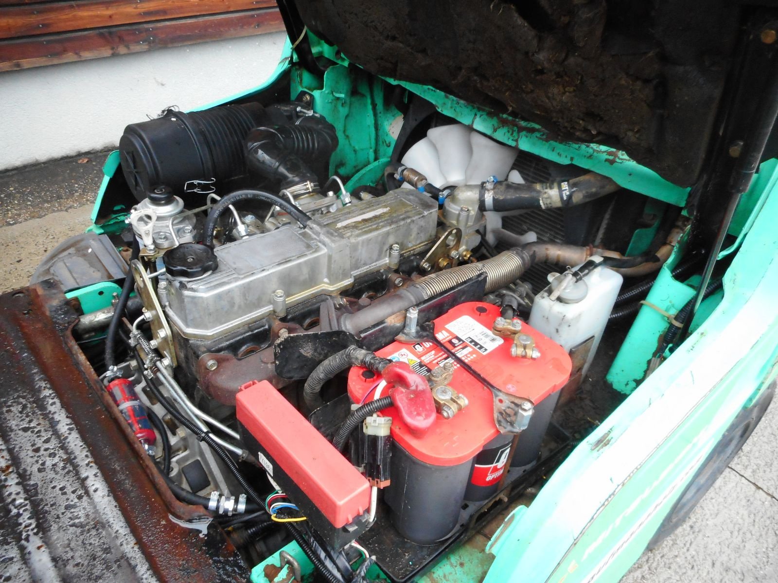 Frontstapler от тип Mitsubishi FD30 Triplex 4,7m + SS + Zwillingsreifen, Gebrauchtmaschine в St. Nikolai ob Draßling (Снимка 10)