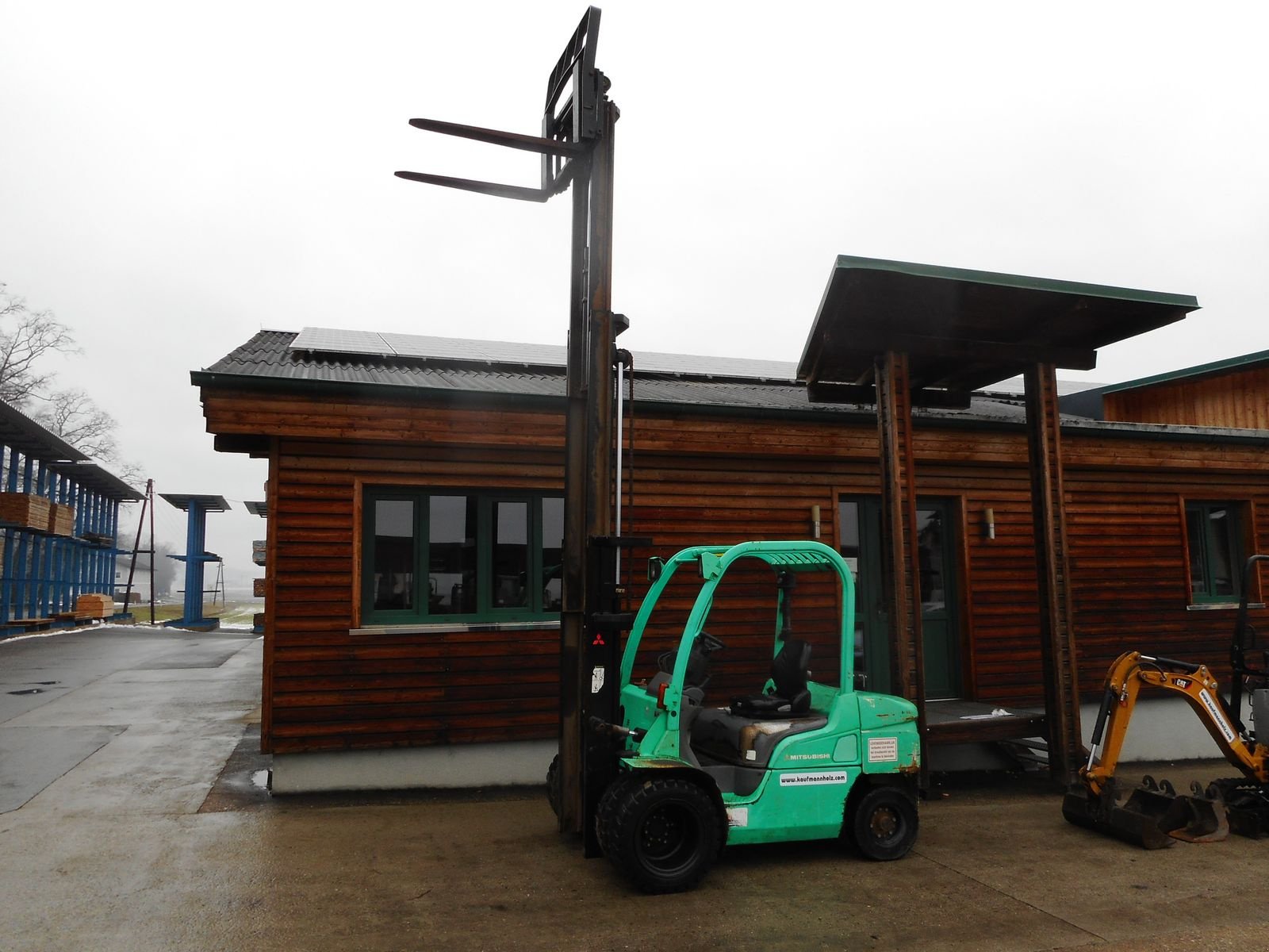 Frontstapler от тип Mitsubishi FD30 Triplex 4,7m + SS + Zwillingsreifen, Gebrauchtmaschine в St. Nikolai ob Draßling (Снимка 16)