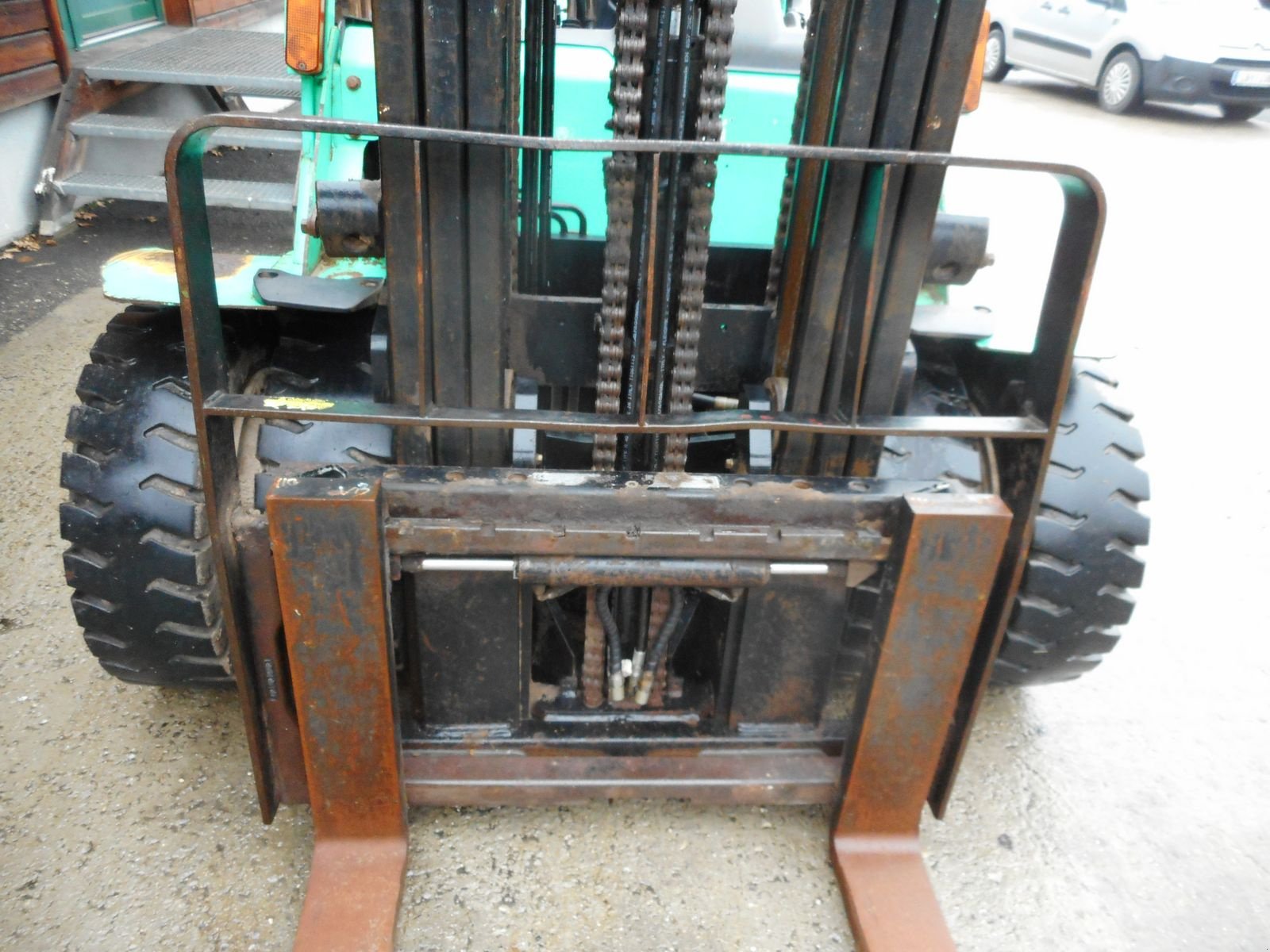 Frontstapler от тип Mitsubishi FD30 Triplex 4,7m + SS + Zwillingsreifen, Gebrauchtmaschine в St. Nikolai ob Draßling (Снимка 12)