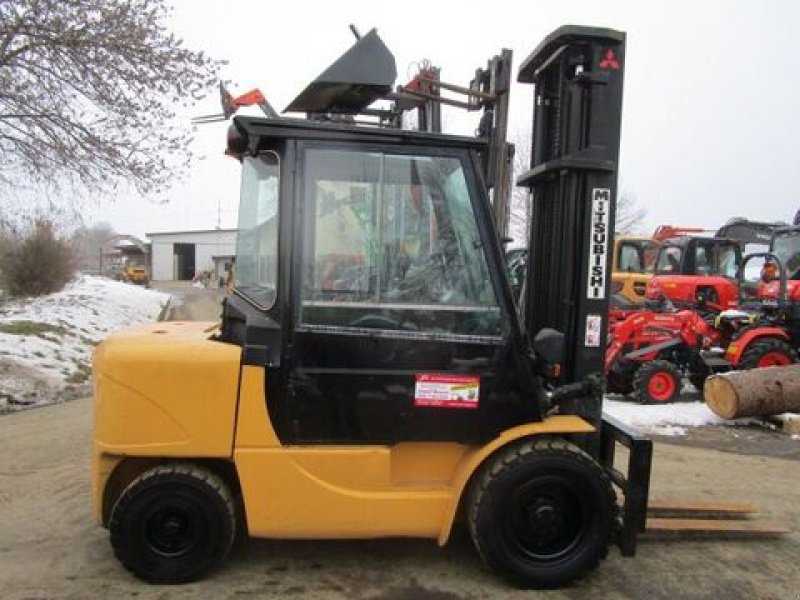 Frontstapler of the type Mitsubishi FD35K - Zinkenversteller + Seitenschieber -Duple, Gebrauchtmaschine in Gnas (Picture 1)