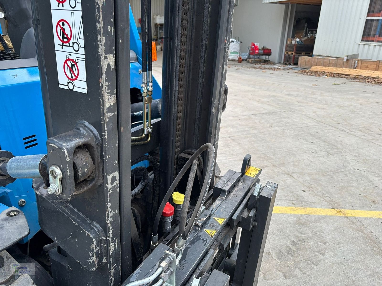 Frontstapler des Typs Mitsubishi FD35NTD, Gebrauchtmaschine in Deutsch-Wagram (Bild 11)