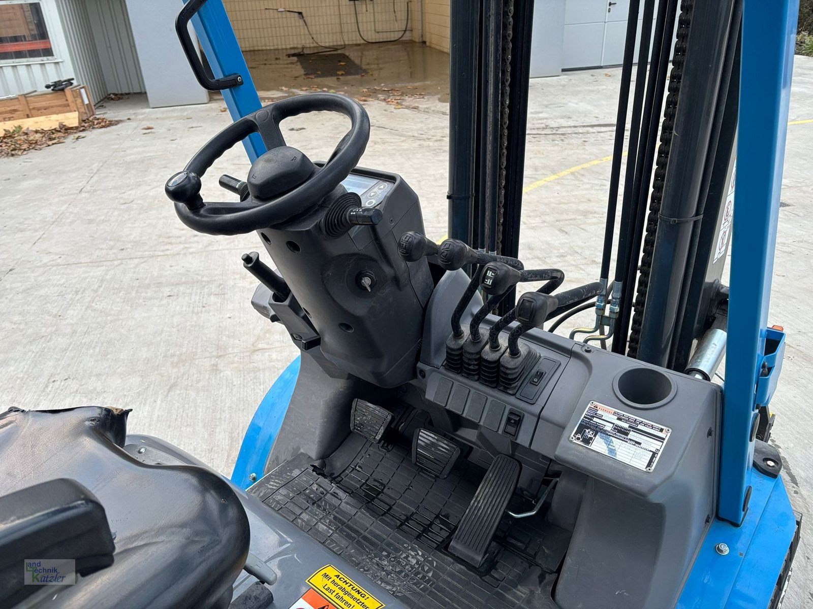 Frontstapler des Typs Mitsubishi FD35NTD, Gebrauchtmaschine in Deutsch-Wagram (Bild 8)