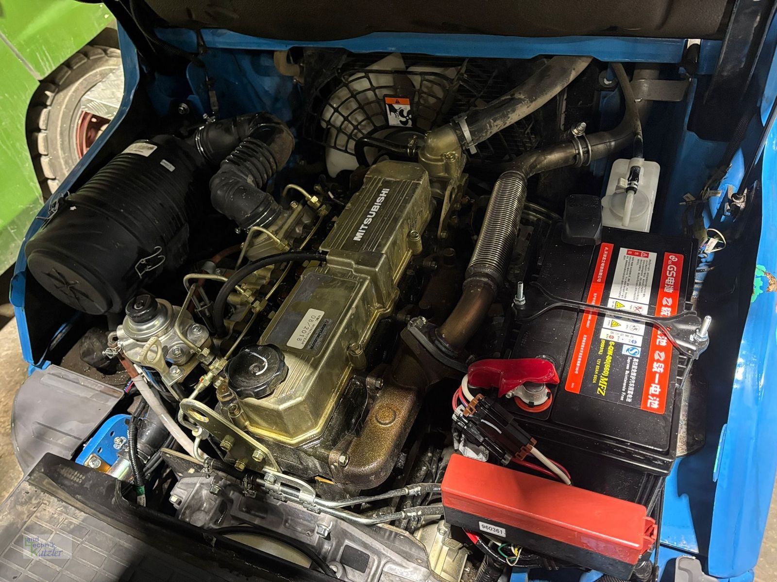 Frontstapler des Typs Mitsubishi FD35NTD, Gebrauchtmaschine in Deutsch-Wagram (Bild 14)