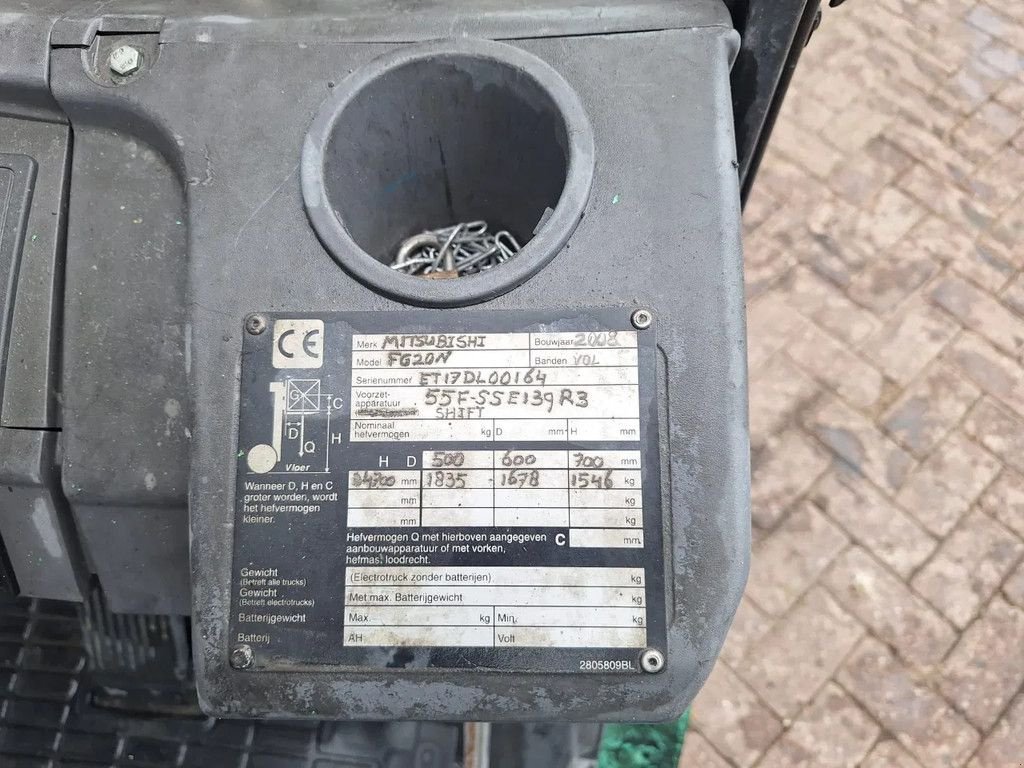 Frontstapler of the type Mitsubishi FG20N DL00164, Gebrauchtmaschine in Barneveld (Picture 7)