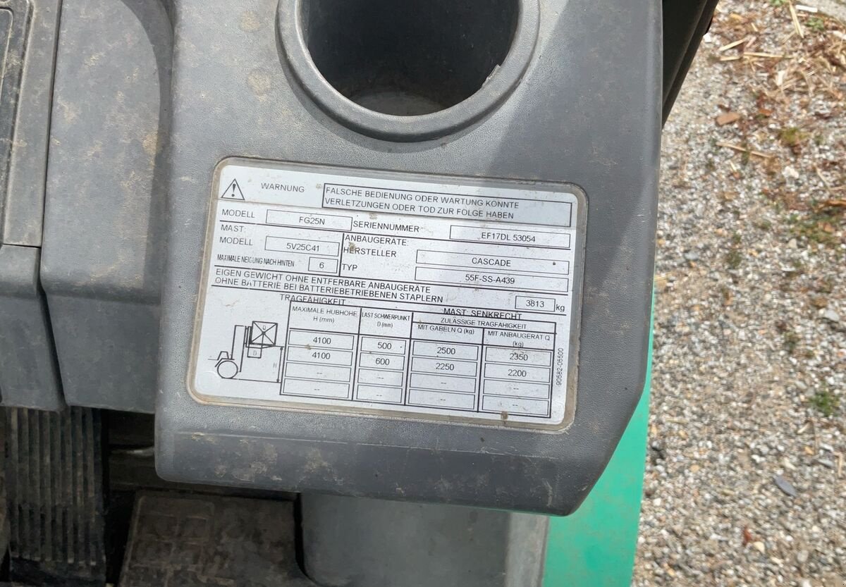 Frontstapler typu Mitsubishi FG25N Gasstapler, Gebrauchtmaschine v Zwettl (Obrázek 21)