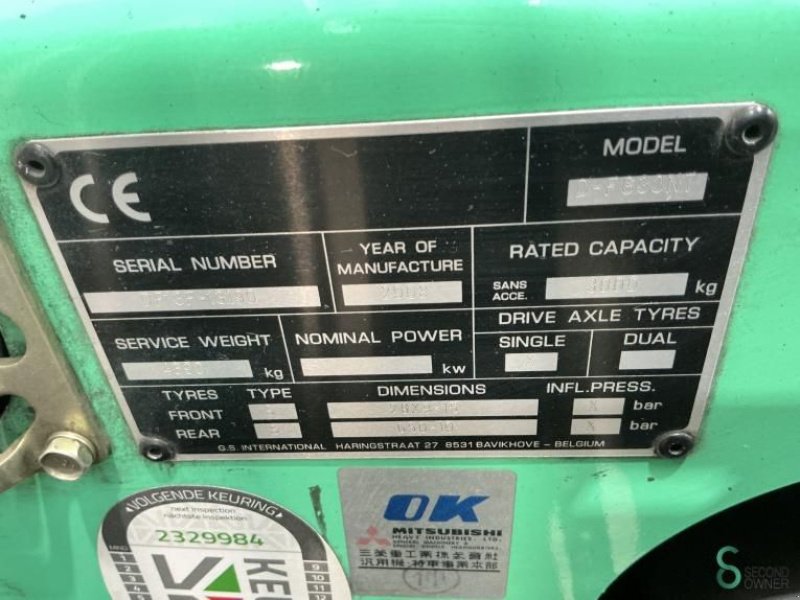 Frontstapler типа Mitsubishi FG30N, Gebrauchtmaschine в Wijchen (Фотография 11)