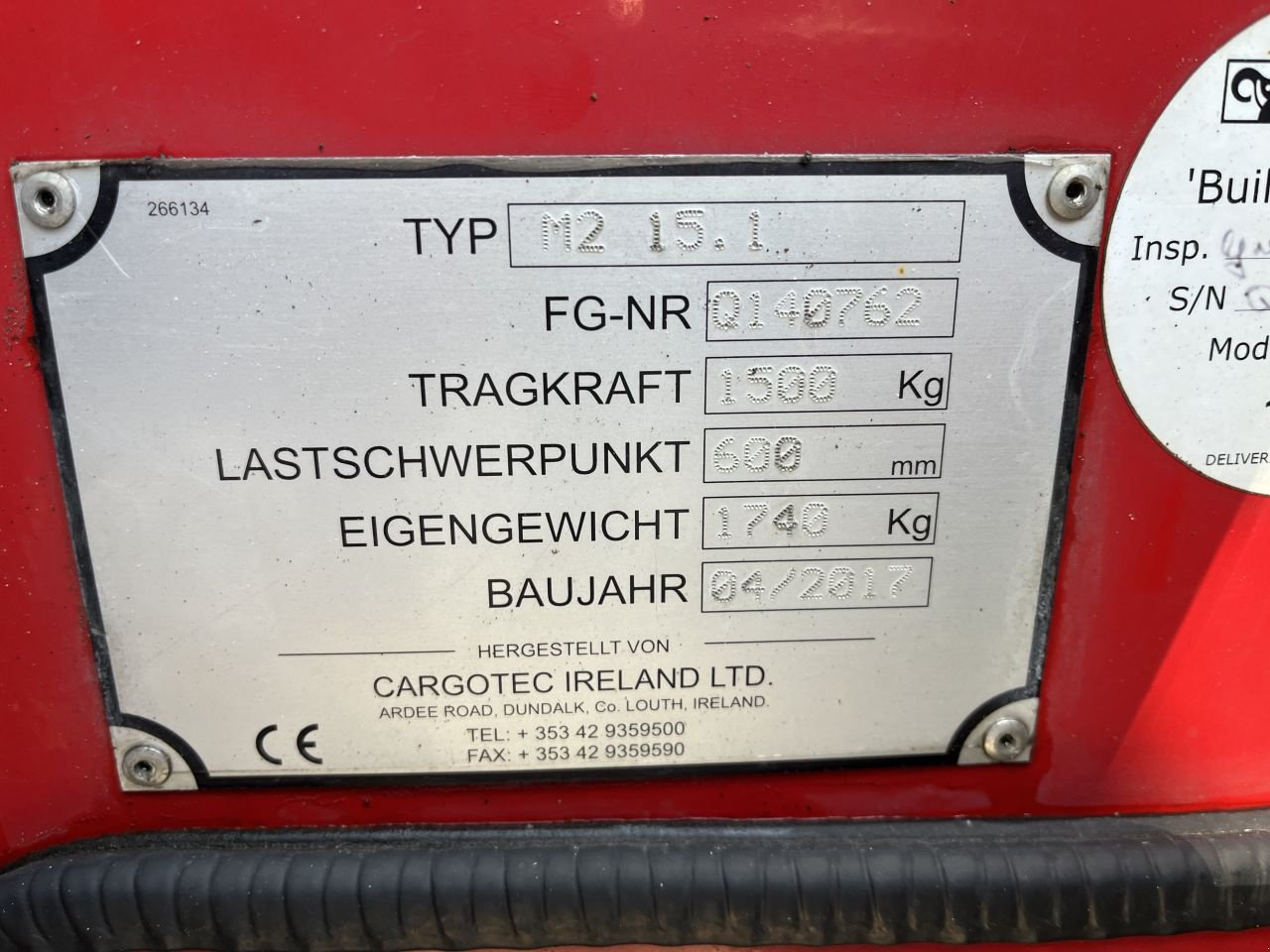 Frontstapler a típus Moffett Moffett M2 15.1, Gebrauchtmaschine ekkor: Stroe (Gld) (Kép 4)