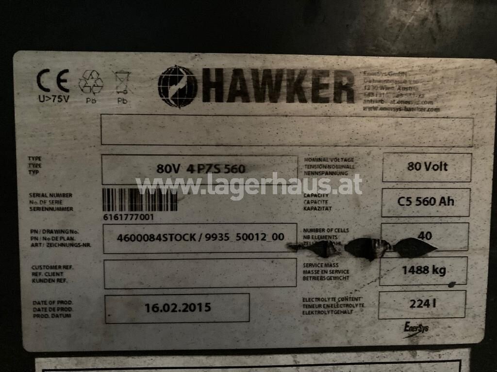 Frontstapler of the type Nissan ELEKTRO-GABELSTAPLER, Gebrauchtmaschine in Zwettl (Picture 4)